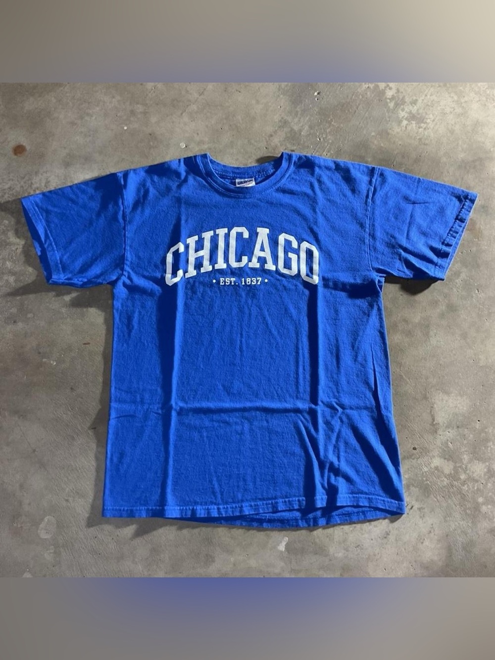 Vintage Chicago Gildan Blue Tee